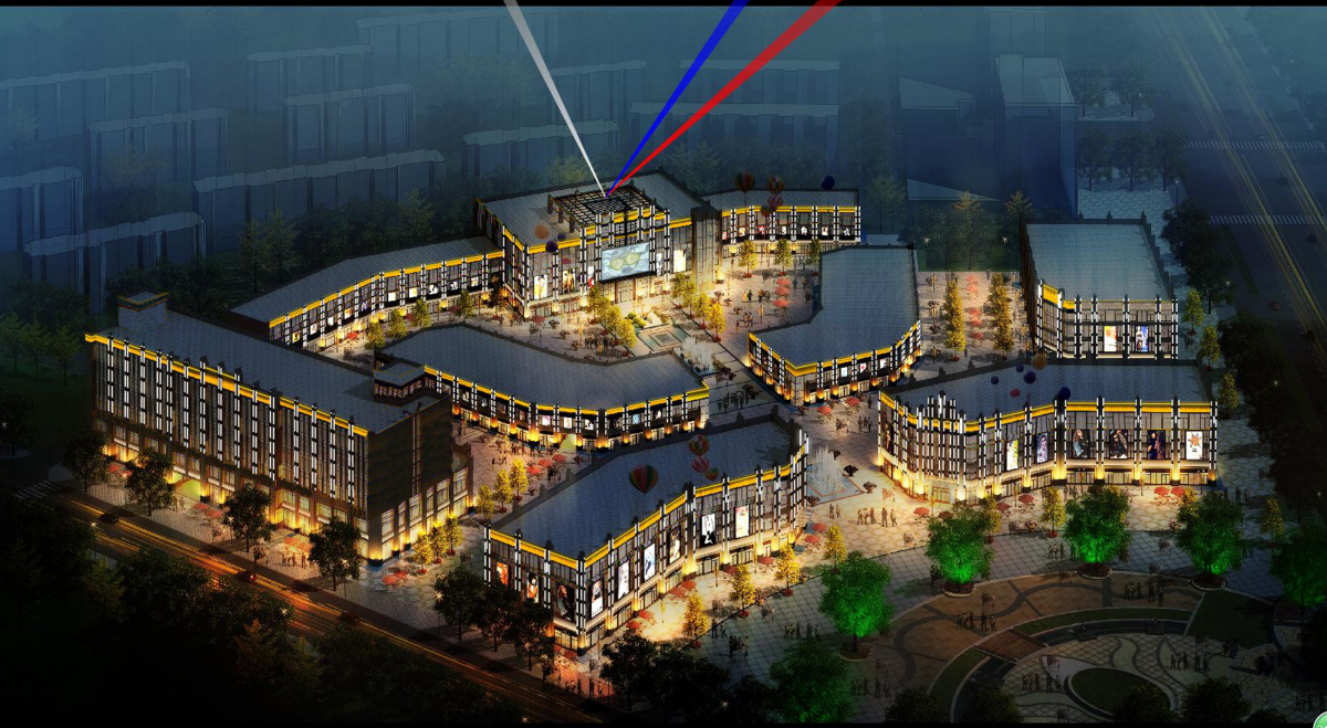 商业街夜景景观亮化项目