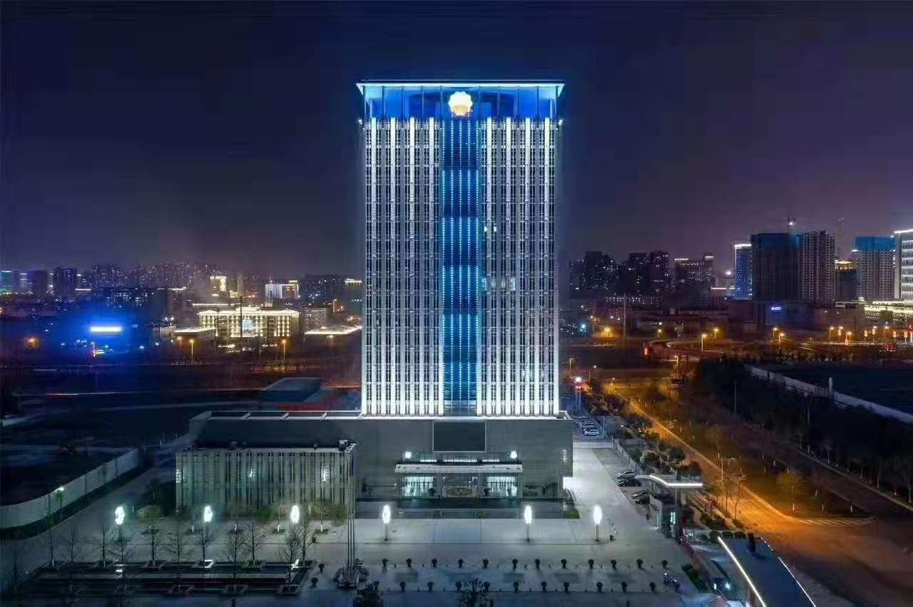 政府单位机关大楼夜景亮化